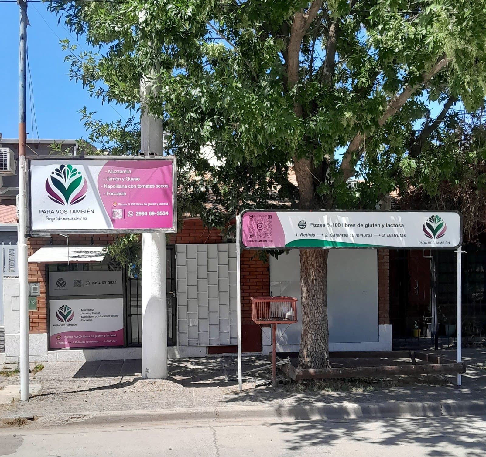 Para Vos También - Pizzas sin gluten y sin lactosa